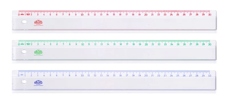 HATAS CETVEL PLASTİK FANCY GENİŞ 30 CM 00165