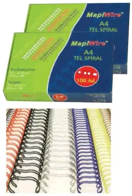 MAPİ SPİRAL TEL 2:1 7/8 M.MAVİ 50Lİ 210 12 54