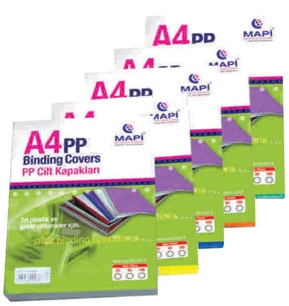 MAPİ CİLT KAPAĞI PP A4 350 MİC. BUZLU ŞEFFAF 50 Lİ 2042450