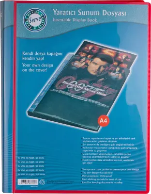 SERVE SUNUM DOSYASI 30 LU KIRMIZI SV-6730-KRM