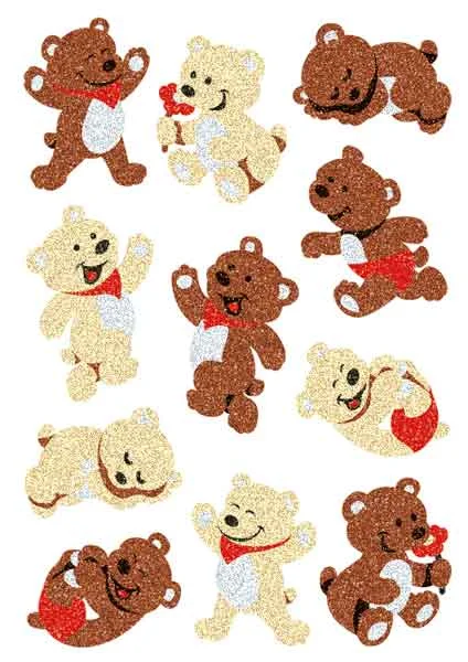 HERMA ETİKET MAGIC GLITTERY AYICIKLAR 3271