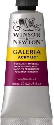 W&N AKRİLİK BOYA GALERIA 60 ML PERMANENT MAGENTA 488 WN-2120488