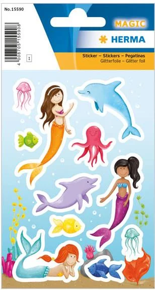 HERMA ETİKET MAGIC GLITTERY DENİZ KIZI 15590