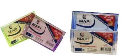 MAPİ KARTVİZİTLİK 65X108 OVAL Ş.MOR 530 12 12