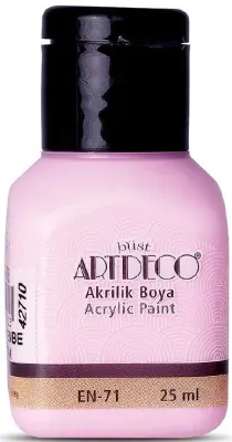 ARTDECO AKRİLİK BOYA 25 ML ŞAKAYIK PEMBE Y-070A-3018