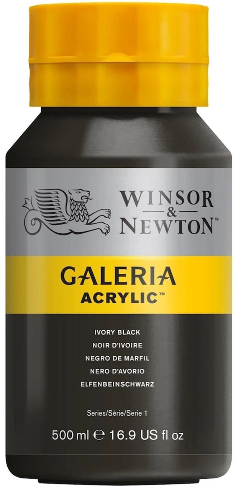 W&N AKRİLİK BOYA GALERIA 500 ML IVORY BLACK 331 WN-2150331
