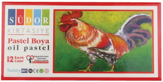 SÜDOR PASTEL BOYA 12 RENK SD612