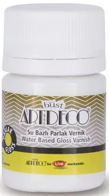 ARTDECO VERNİK SU BAZLI PARLAK 25 ML Y-053A-974