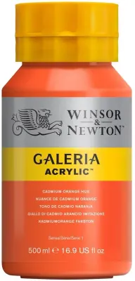W&N AKRİLİK BOYA GALERIA 500 ML CADMIUM ORANGE HUE 090 WN-2150090