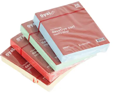 OYAL ZARF DAVETİYE 7x9 80 GR POŞETLİ PEMBE 25 Lİ 30008208