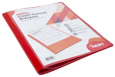 NOKİ SUNUM DOSYASI CEPLİ 10 LU KIRMIZI 64110-N-080