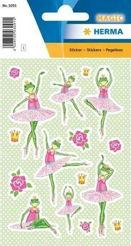 HERMA ETİKET MAGIC GLITTERY BALERİN KURBAĞALAR 3091