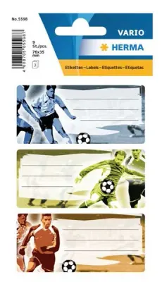HERMA ETİKET VARIO OKUL ETİKETİ FUTBOL 5598