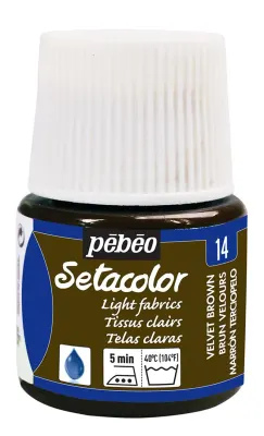 PEBEO KUMAŞ BOYASI SETACOLOR TRANSPARENT 45 ML 329*14 BRUN VELOURS