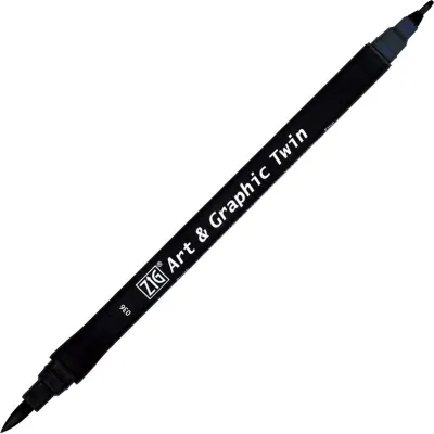 ZIG ART&GRAPHIC TWIN TUT-80 036 DEEP BLUE