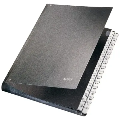 LEITZ EVRAK DÜZENLEYİCİ DOSYA 1-31 L-5931 SİYAH