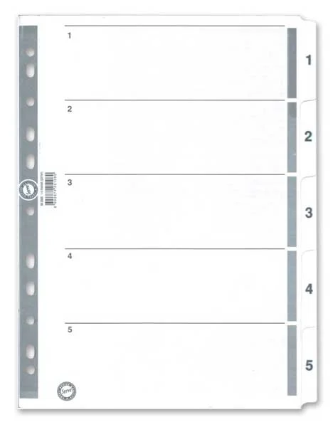 SERVE SEPARATÖR  1-5 RAKAM SV-5323