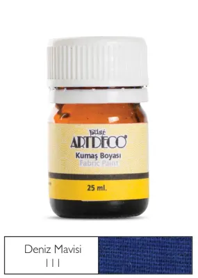 ARTDECO KUMAŞ BOYASI 25 ML DENİZ MAVİSİ Y-010A-111