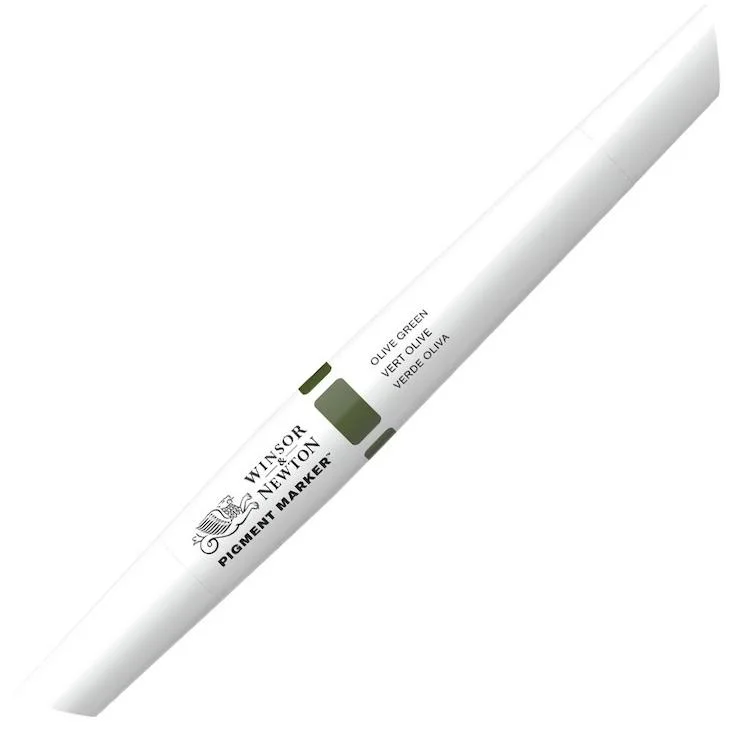 W&N PIGMENT MARKER OLIVE GREEN 447 WN-0202447