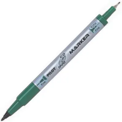 PILOT ASETAT KALEMİ CD-DVD TWIN BEGREEN YEŞİL SCA-TMCD-G