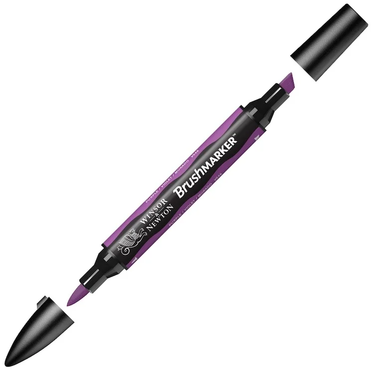 W&amp;N PROMARKER BRUSH KALEM PURPLE 542 WN-0204542