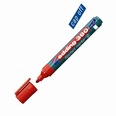 PASİF EDDING FLIPCHART KALEMİ E-380 KIRMIZI