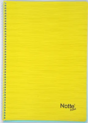 NOTTE DEFTER A4 PASTEL SPR. PP 60YP. ÇİZGİLİ 60-336