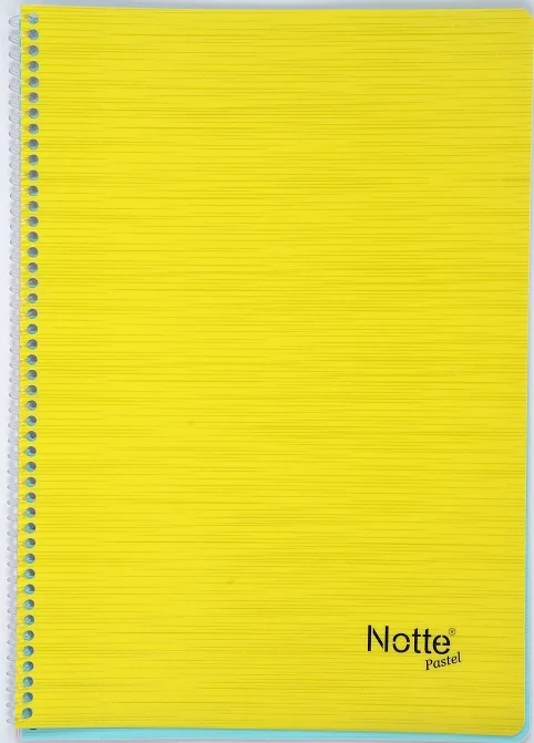 NOTTE DEFTER A4 PASTEL SPR. PP 60YP. ÇİZGİLİ 60-336
