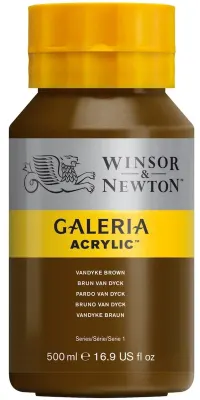 W&N AKRİLİK BOYA GALERIA 500 ML VANDYKE BROWN 676 WN-2150676