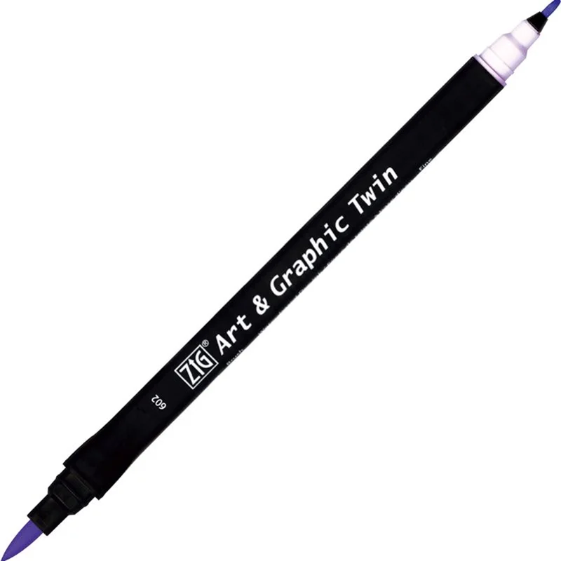 ZIG ART&amp;GRAPHIC TWIN TUT-80 085 GREEN GRAY