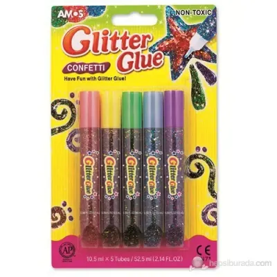 AMOS YAPIŞTIRICI SİMLİ 10.5 ML  5 Lİ NEON GNE10B5