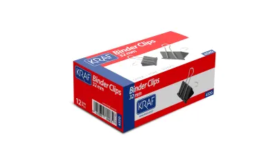 KRAF BINDER CLIPS 32 MM 432G 12 Lİ