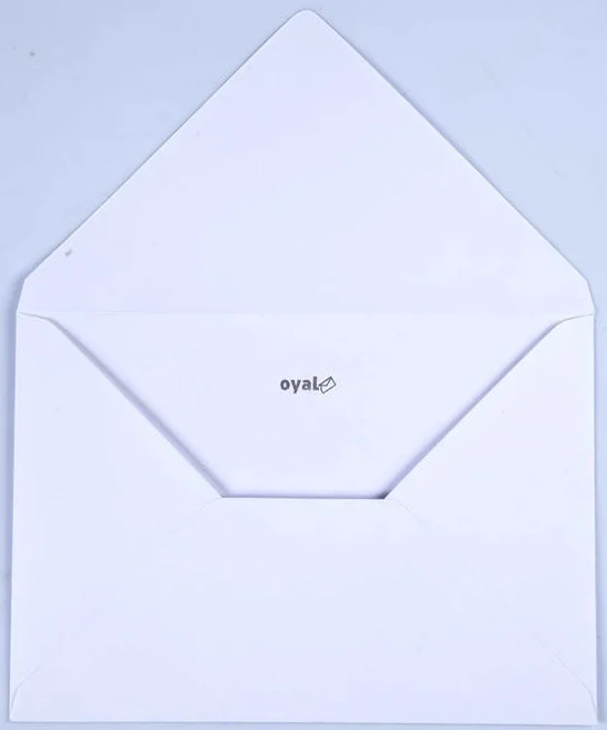 OYAL ZARF DAVETİYE 9x14 110 GR POŞETLİ BEYAZ 25 Lİ 30005916