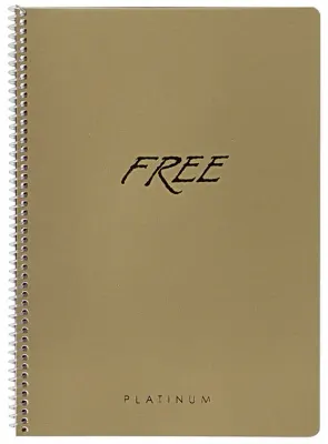 KESKİN DEFTER FREE PLATİNUM A4 PP KAPAK SPİRALLİ 100 YP. KARELİ 320342