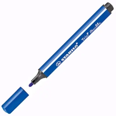 STABILO KEÇELI KALEM TRIO SCRIBBI MAVİ 368/932