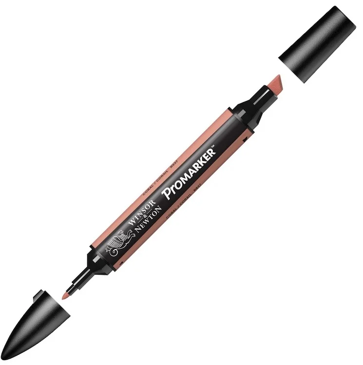 W&amp;N PROMARKER KALEM CORAL 017 (R937) WN-0203017