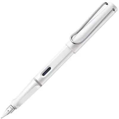 LAMY DOLMA KALEM SAFARI METAL KLİPS BEYAZ B UÇ 19B-B