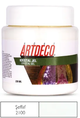 ARTDECO KRİSTAL JEL 220 ML ŞEFFAF Y-054N 2100
