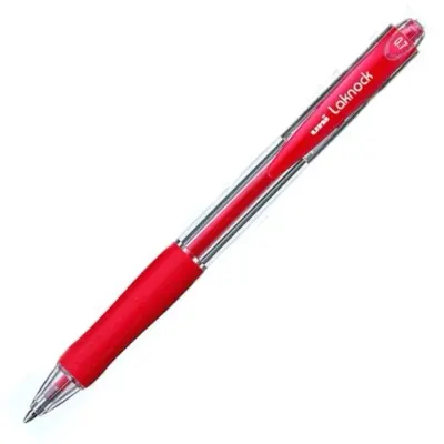 UNİ TÜKENMEZ KALEM LAKNOCK SN-100 0.7 KIRMIZI