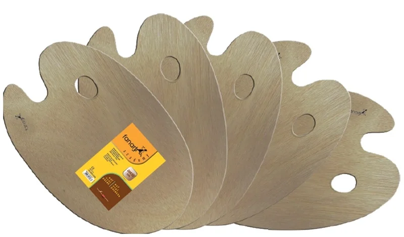 FANART ACADEMY PALET MDF OVAL 24x34.5 CM F-9220.24