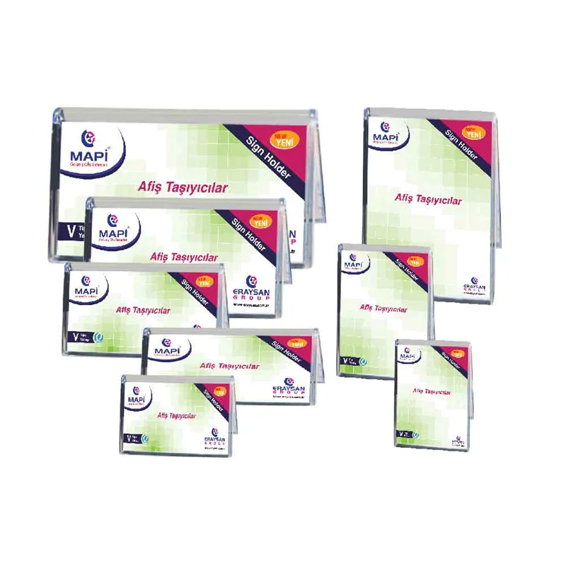 MAPİ AFİŞ TAŞIYICI V TİPİ YATAY 297X160 534 25 40