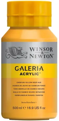 W&N AKRİLİK BOYA GALERIA 500 ML CADMIUM YELLOW DEEP HUE 115 WN-2150115