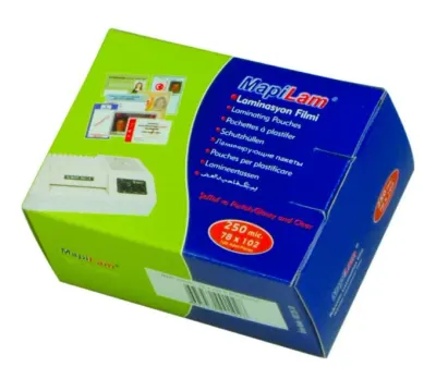 MAPİ LAMİNASYON 250 MİC.70X100 MAT 100LÜ 104 25 12