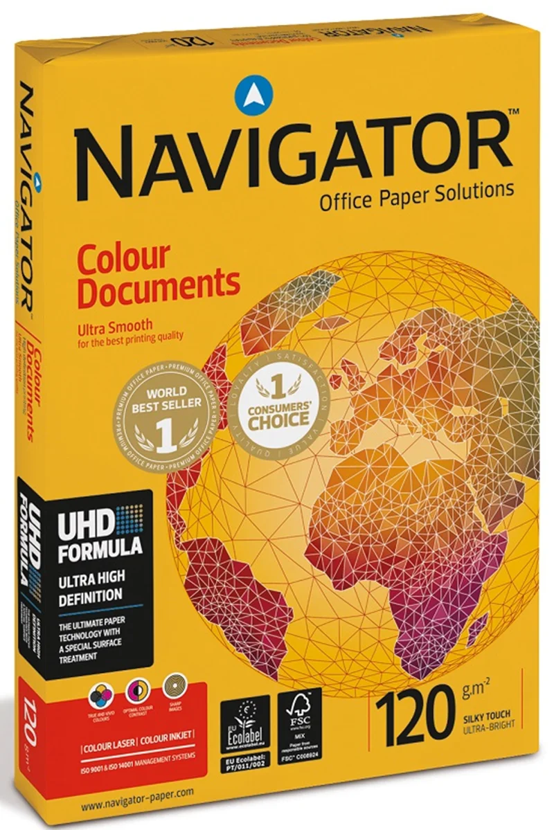 NAVIGATOR FOTOKOPİ KAĞIDI A4 120GR COLOUR DOC. 250 Lİ