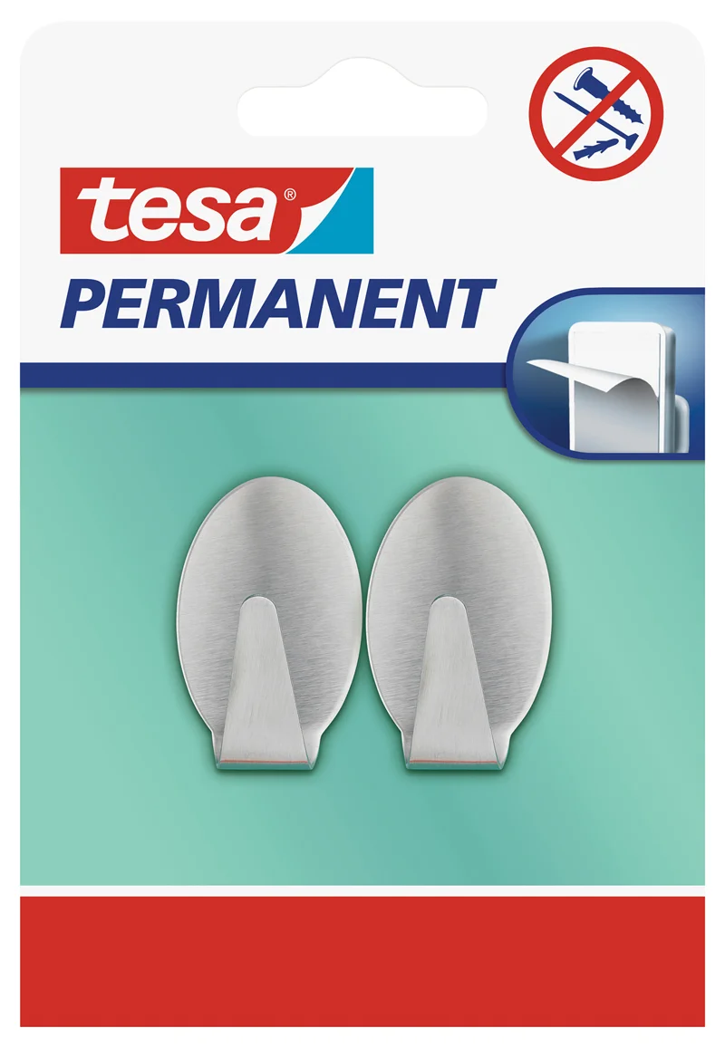 TESA ASKI PERMANENT OVAL METAL 66611-00000-00