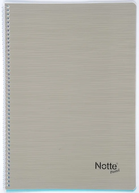 NOTTE DEFTER A4 PASTEL SPR. PP 80YP. ÇİZGİLİ 60-337