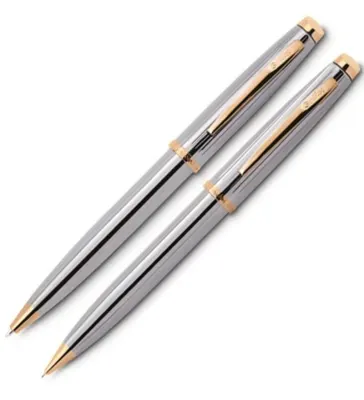 SCRIKSS TÜKENMEZ KALEM + VERSATİL KALEM SET 39 GOLD KROM