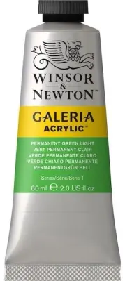 W&N AKRİLİK BOYA GALERIA 60 ML PERMANENT GREEN LIGHT 483 WN-2120483