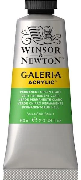 W&N AKRİLİK BOYA GALERIA 60 ML PERMANENT GREEN LIGHT 483 WN-2120483