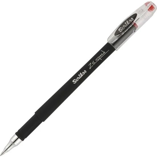 SCRIKSS OFFICE TÜKENMEZ KALEM SPEED JEL 0.5 KIRMIZI 12 Lİ KUTU